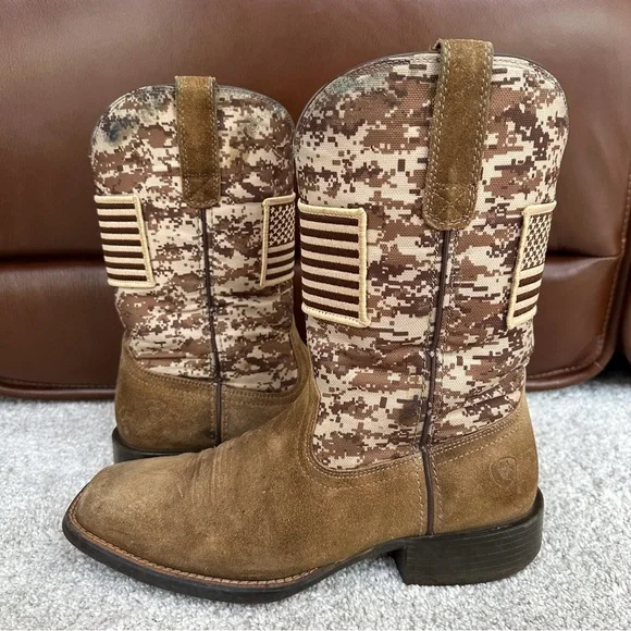 Ariat Camo Patriotic Boots - Picture 13 of 13